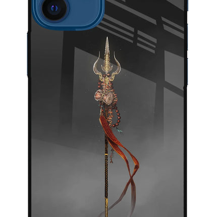 Shiv Trishul iPhone 12 Mini Glass Case