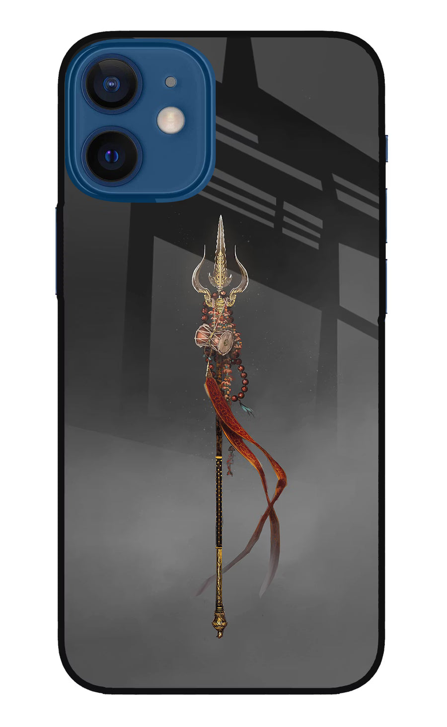 Shiv Trishul iPhone 12 Mini Back Cover, Metal case