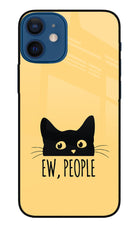 Ew People Catitude iPhone 12 Mini Glass Case