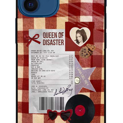 Queen of Disaster iPhone 12 Mini Glass Case