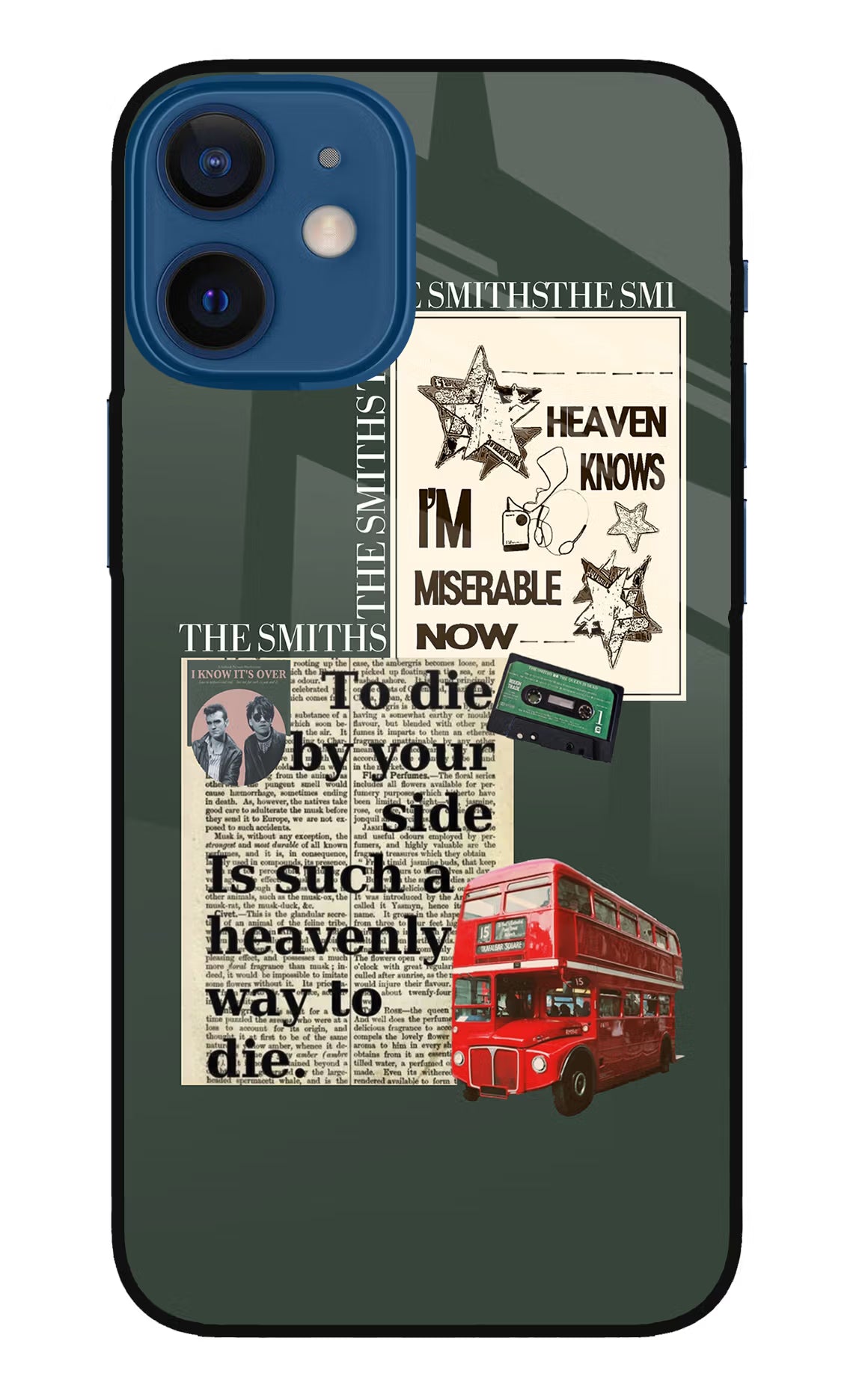 The Smiths iPhone 12 Mini Glass Case Back Cover by Casekaro