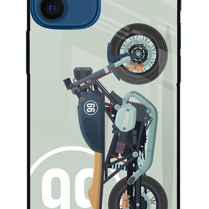 Classic Cafe Racer 99 iPhone 12 Mini Glass Case