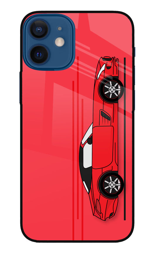 Red Velocity iPhone 12 Mini Glass Case