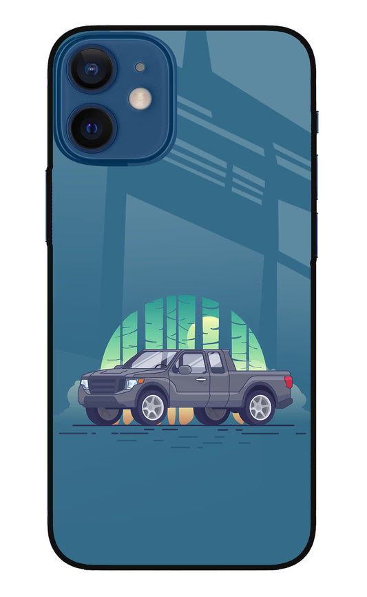 Retro Garage Vibe iPhone 12 Mini Glass Case