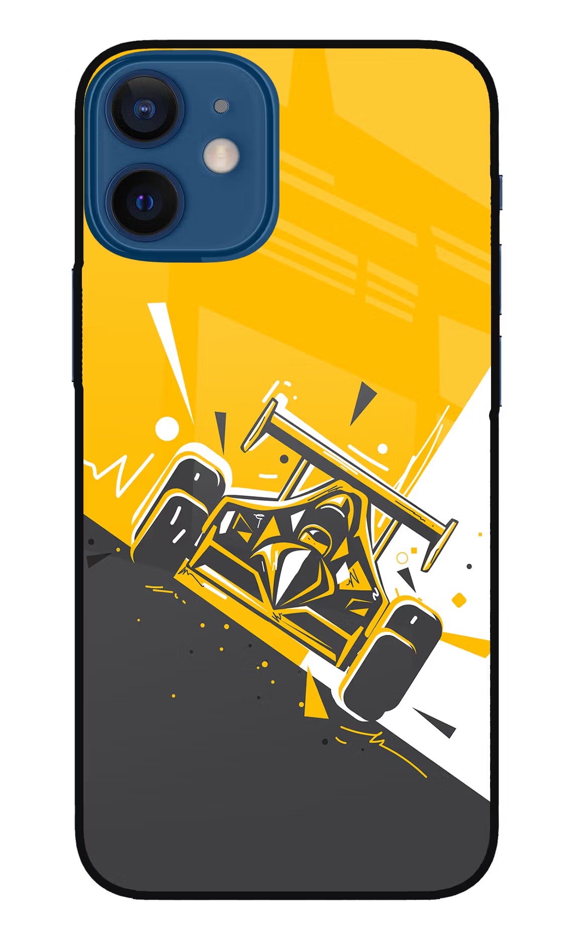 Track King iPhone 12 Mini Glass Case Back Cover by Casekaro