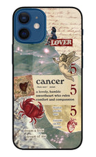 Cancer Zodiac iPhone 12 Mini Glass Case