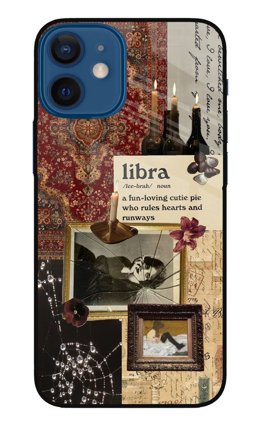 Libra Zodiac iPhone 12 Mini Glass Case