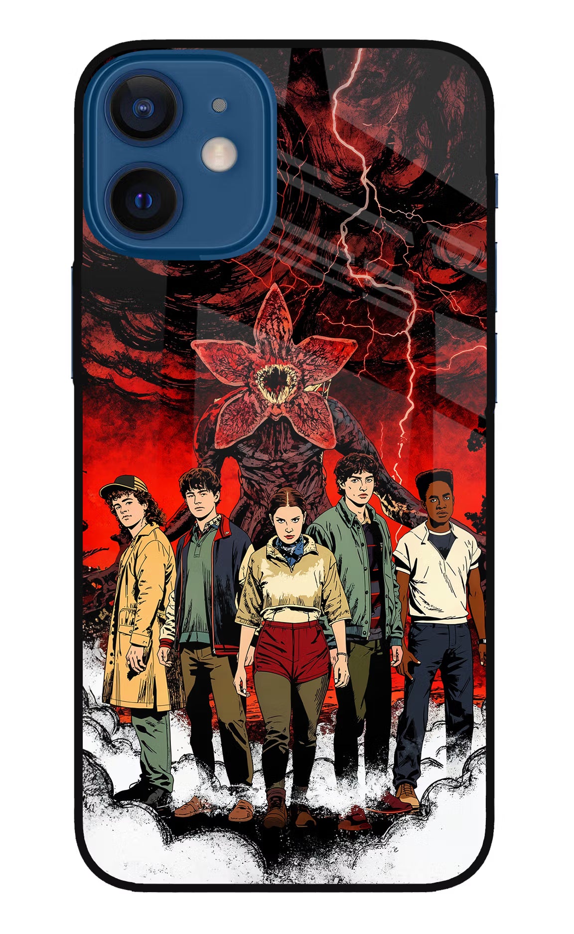 Ordinary Things Characters iPhone 12 Mini Glass Case Back Cover by Casekaro