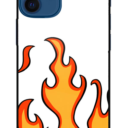 Fired Up – White iPhone 12 Mini Glass Case