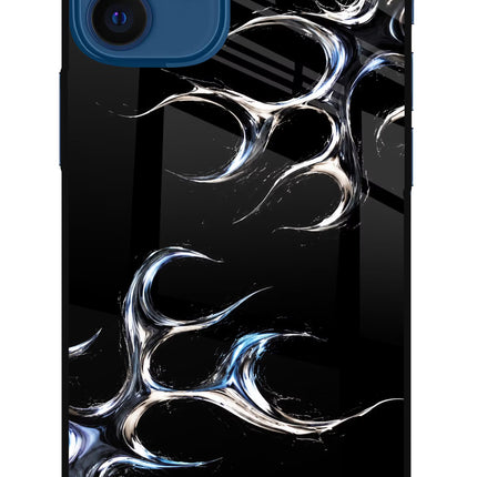 Chrome Tribal iPhone 12 Mini Glass Case