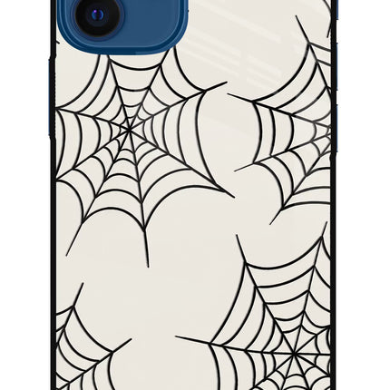Spider Web iPhone 12 Mini Glass Case
