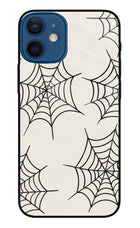Spider Web iPhone 12 Mini Glass Case