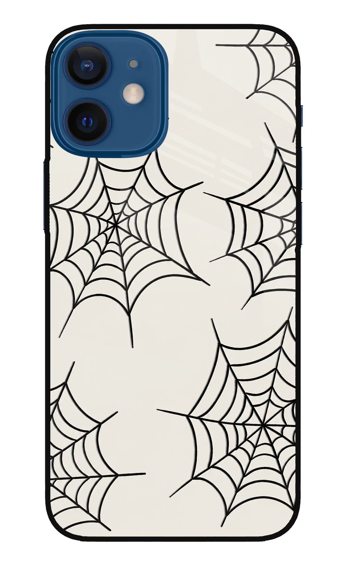 Spider Web iPhone 12 Mini Glass Case