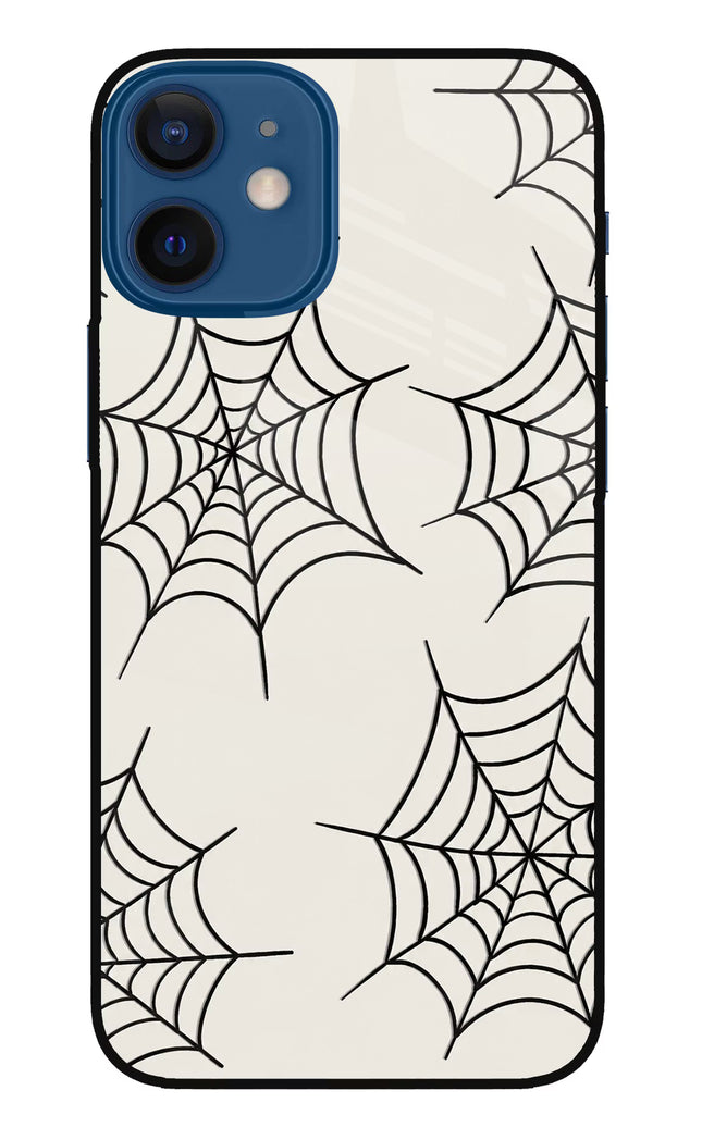 Spider Web iPhone 12 Mini Glass Case