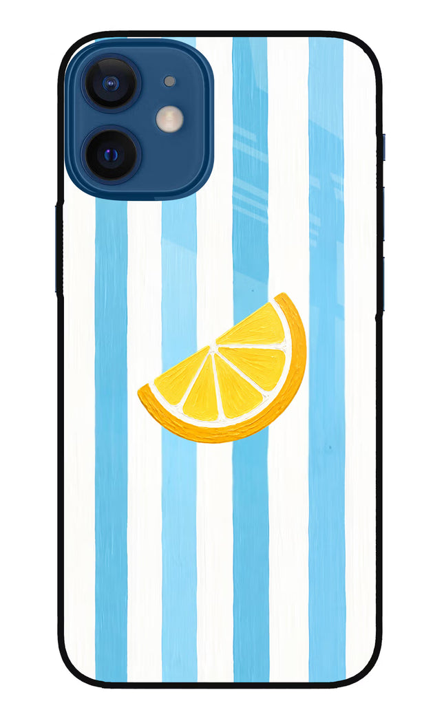 Summer Lemon iPhone 12 Mini Glass Case