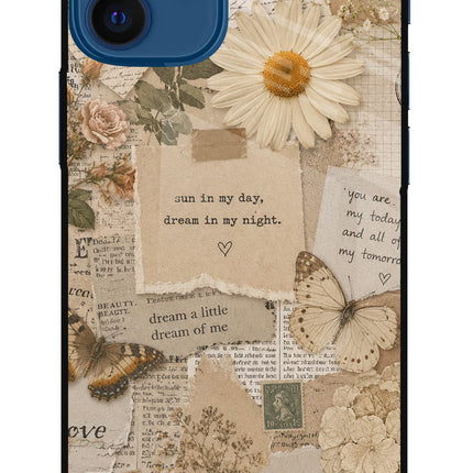 Vintage case iPhone 12 Mini Glass Case