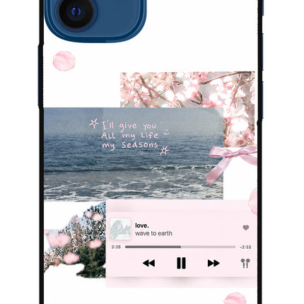 Wave to earth iPhone 12 Mini Glass Case