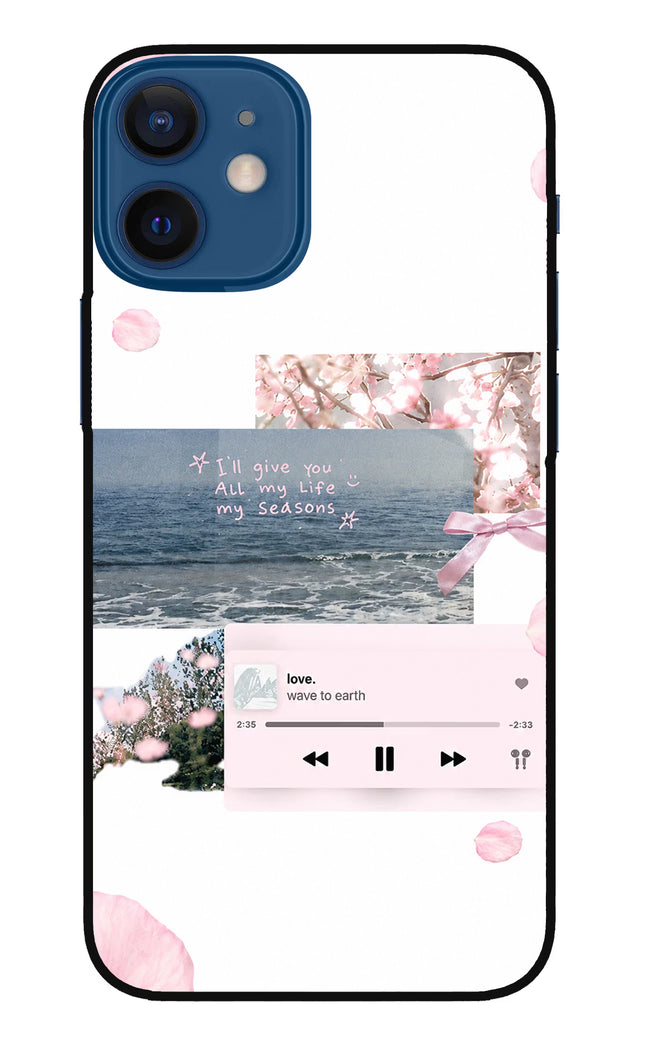Wave to earth iPhone 12 Mini Glass Case