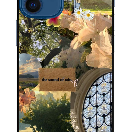 Rain iPhone 12 Mini Glass Case