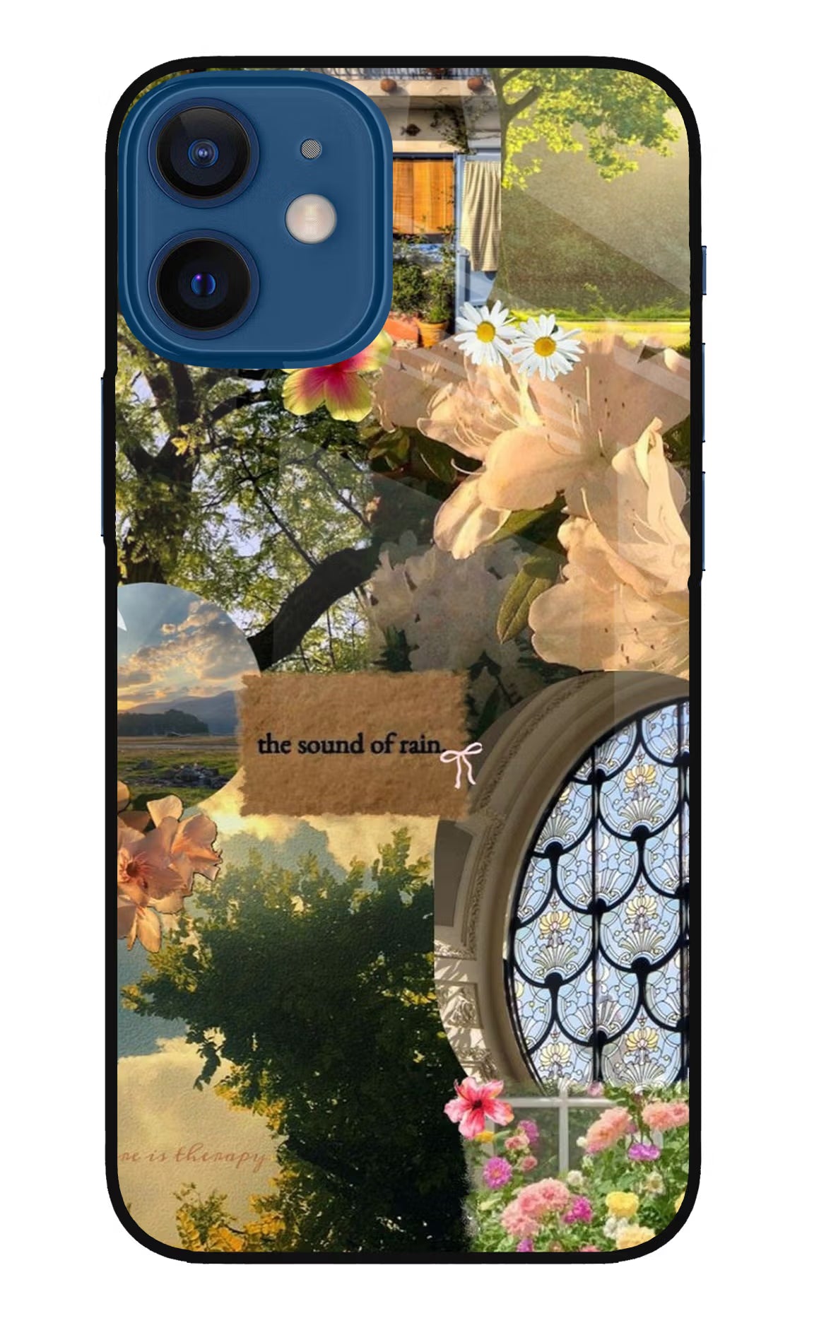 Rain iPhone 12 Mini Glass Case