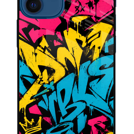 Graffiti Vibe iPhone 12 Mini Glass Case