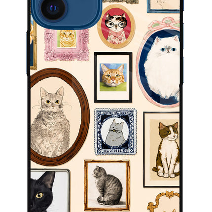 Mirror Cats iPhone 12 Mini Glass Case