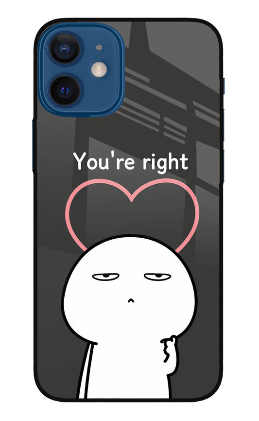 You're Right iPhone 12 Mini Glass Case