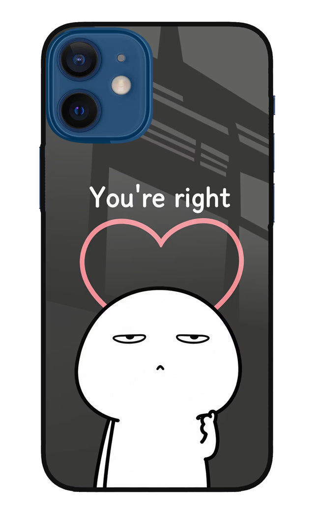 You're Right iPhone 12 Mini Glass Case