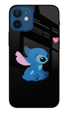 Stitch Crush iPhone 12 Mini Glass Case