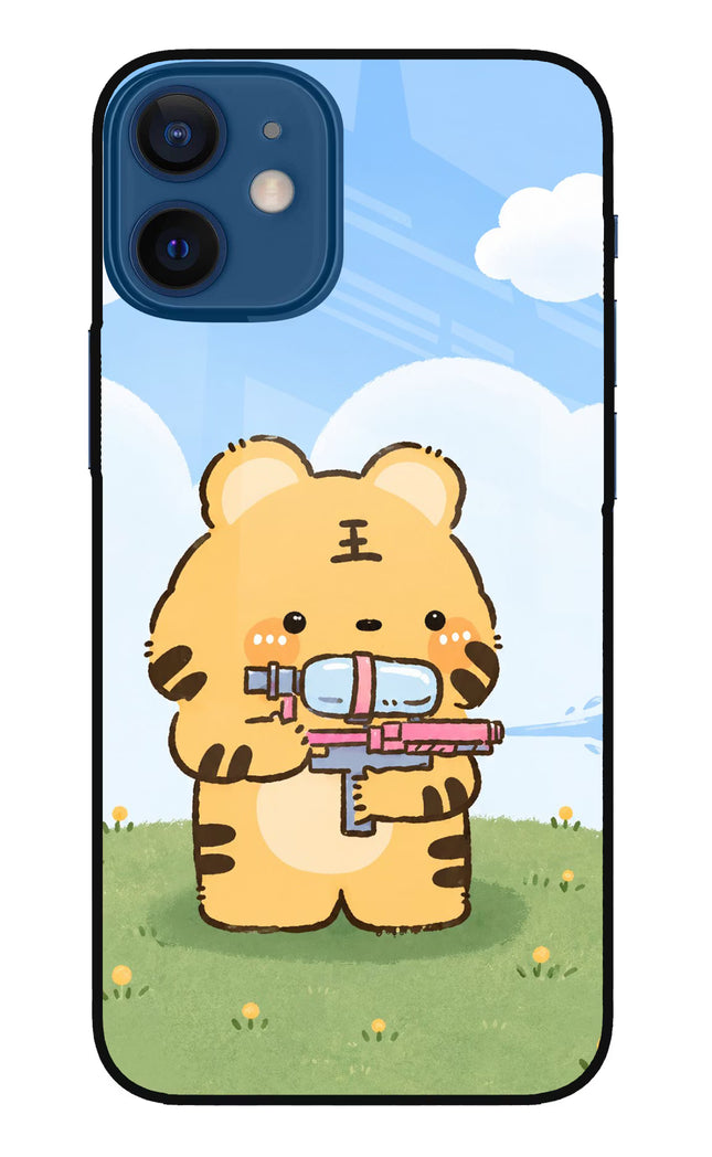 Tiger Treat iPhone 12 Mini Glass Case