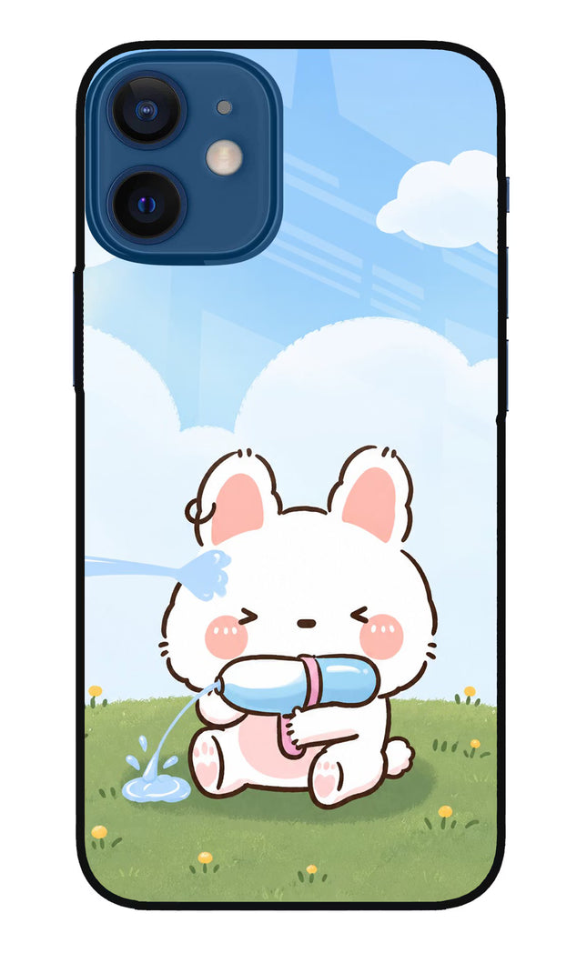 Bunny Treat iPhone 12 Mini Glass Case