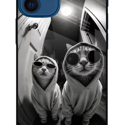Hood Cats iPhone 12 Mini Glass Case