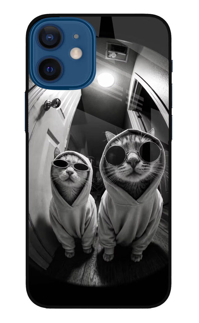 Hood Cats iPhone 12 Mini Glass Case