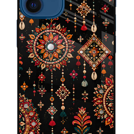 Boho Noir iPhone 12 Mini Glass Case
