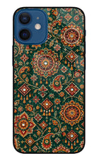 Green Pataka iPhone 12 Mini Glass Case