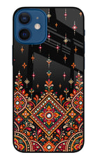 Noir Mehfil iPhone 12 Mini Glass Case