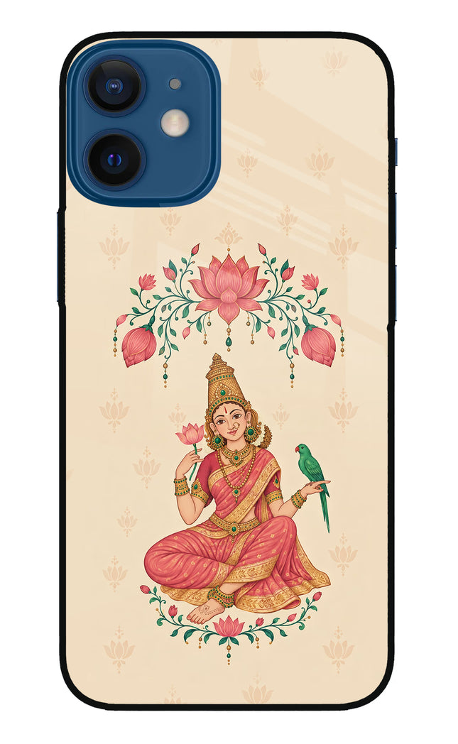 Goddess Lakshmi iPhone 12 Mini Glass Case