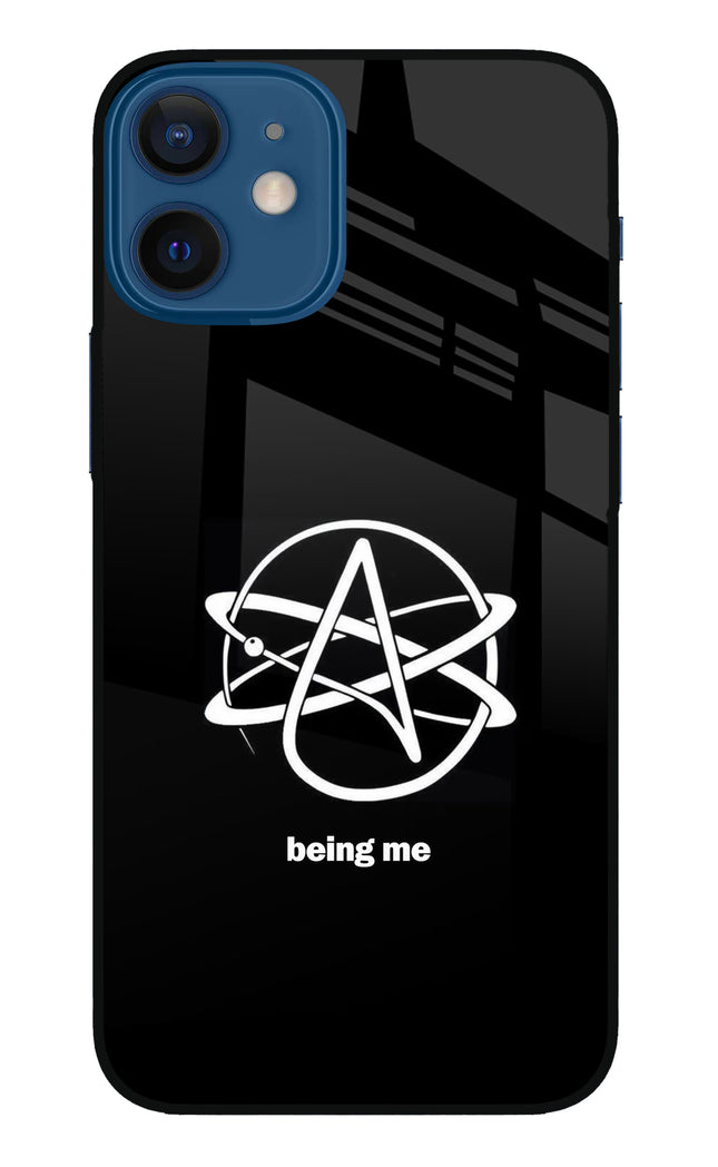 Atheist Symbol iPhone 12 Mini Glass Case