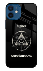 Illuminati Eye iPhone 12 Mini Glass Case