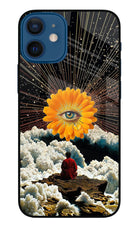 Cosmic Flower iPhone 12 Mini Glass Case