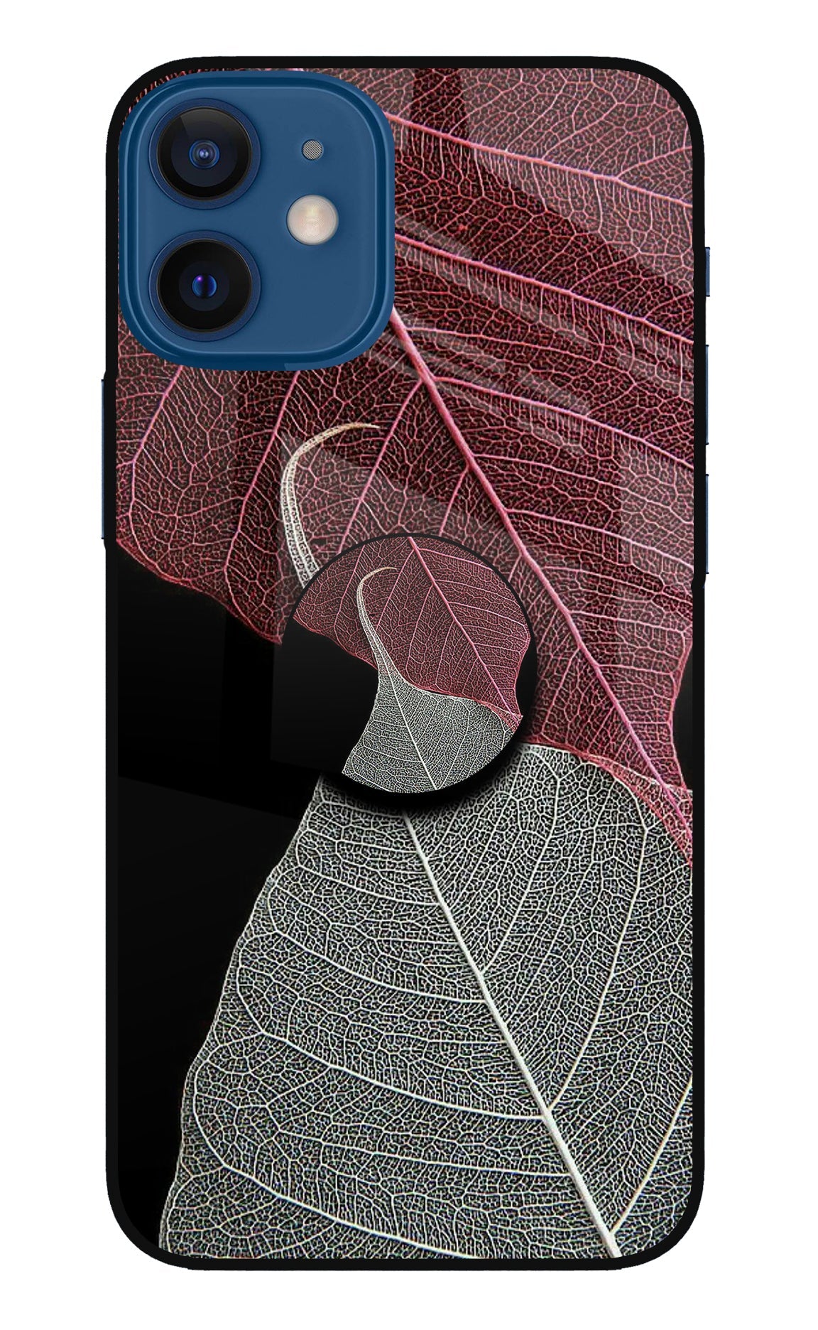 Leaf Pattern iPhone 12 Mini Pop Case