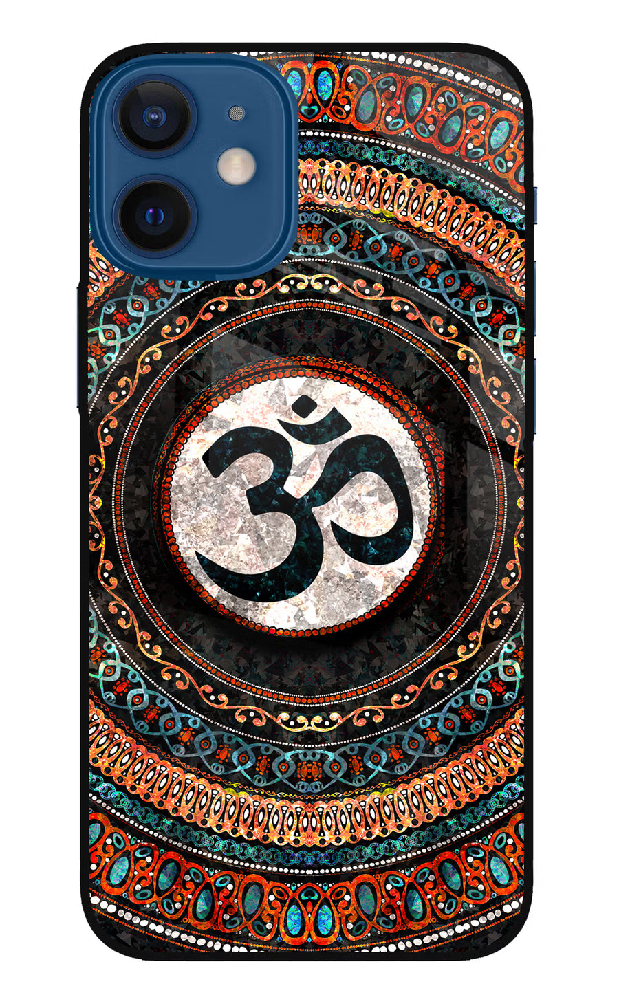 Om Culture iPhone 12 Mini Pop Case, Metal case
