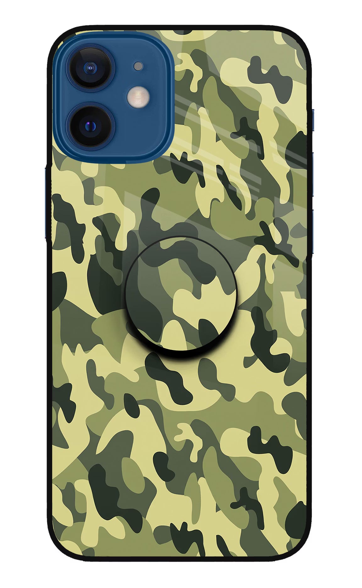 Camouflage iPhone 12 Mini Pop Case by Casekaro