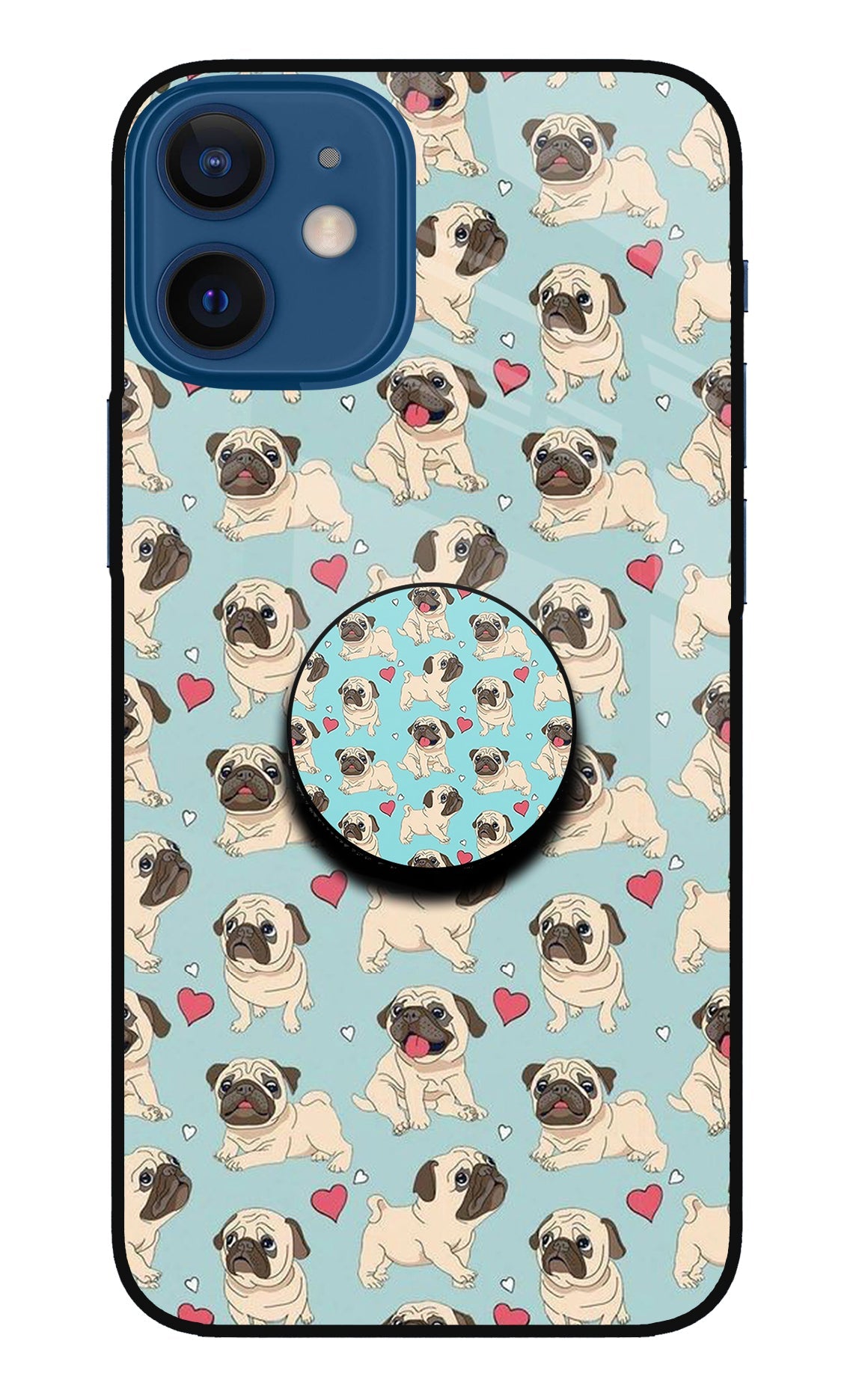 Pug Dog iPhone 12 Mini Pop Case