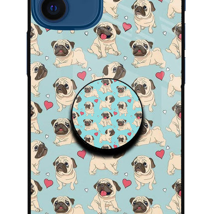 Pug Dog iPhone 12 Mini Pop Case by Casekaro