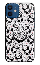 Cute Panda iPhone 12 Mini Pop Case by Casekaro