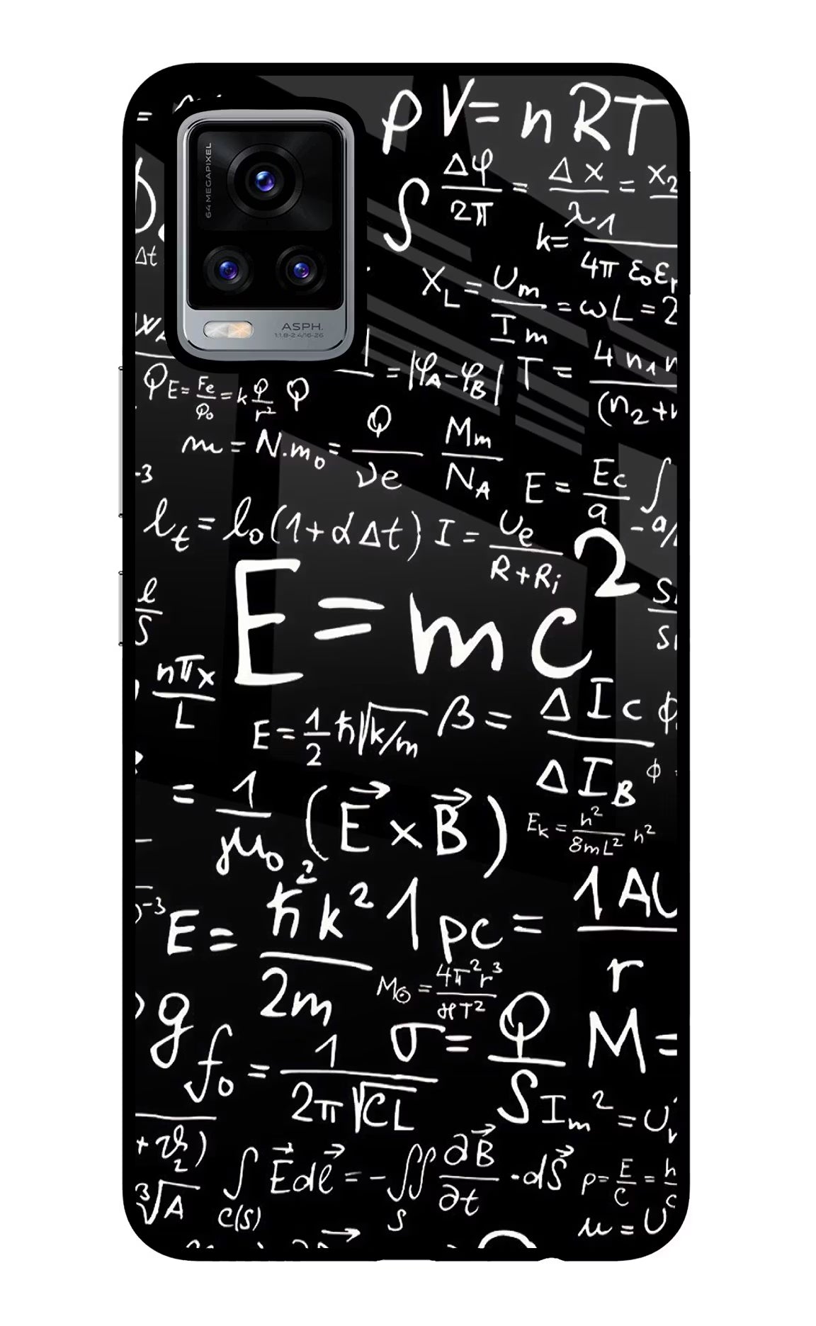 Physics Formula Vivo V20 Glass Case Back Cover by Casekaro
