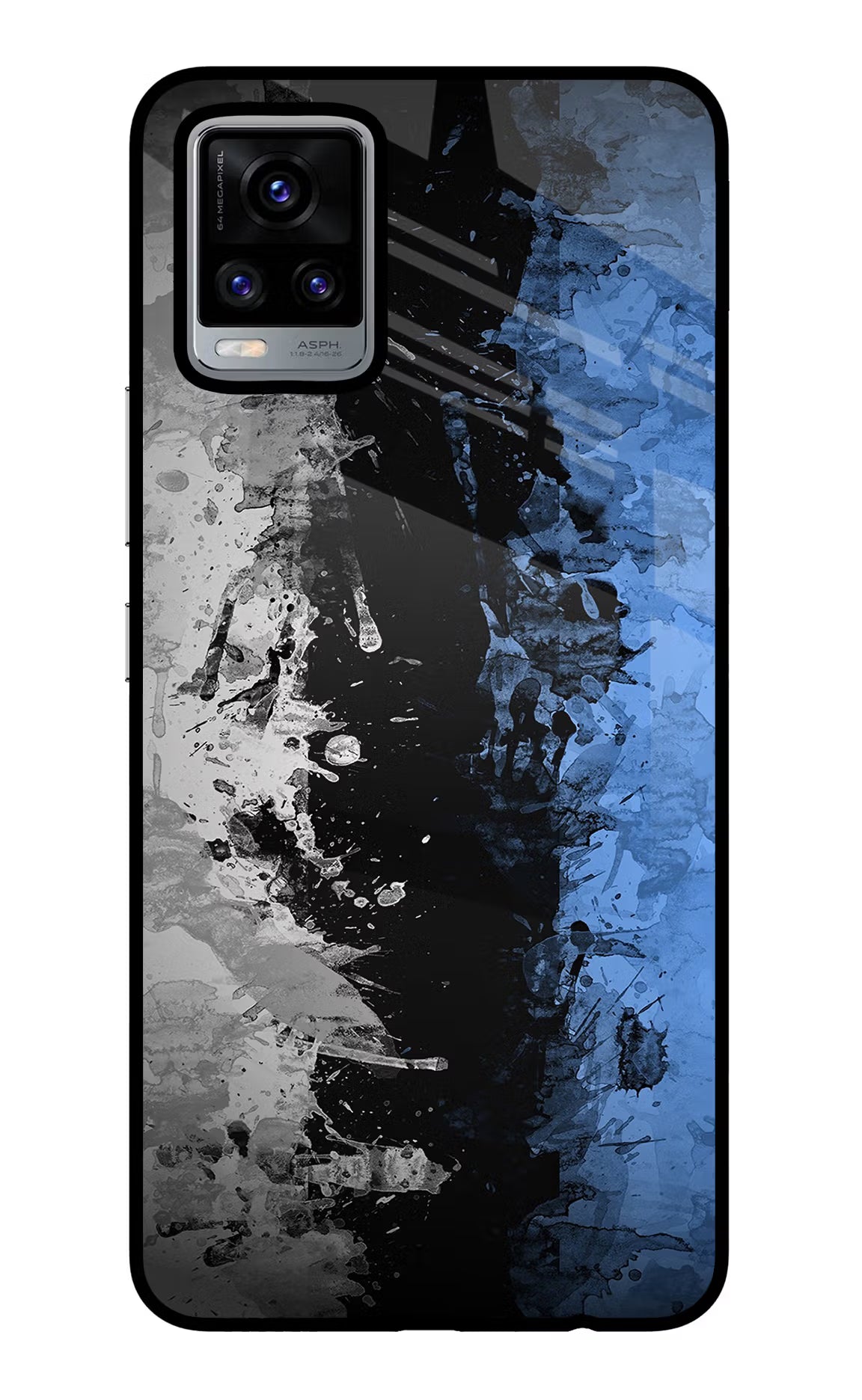 Artistic Design Vivo V20 Glass Case Back Cover by Casekaro