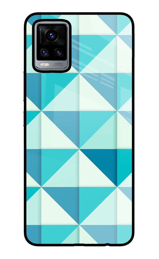 Abstract Vivo V20 Glass Case