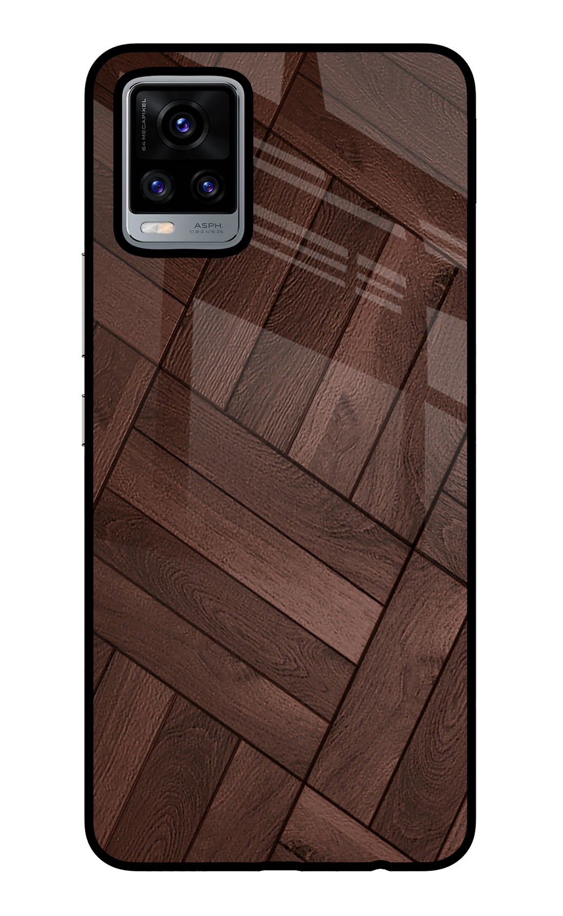 Wooden Texture Design Vivo V20 Back Cover